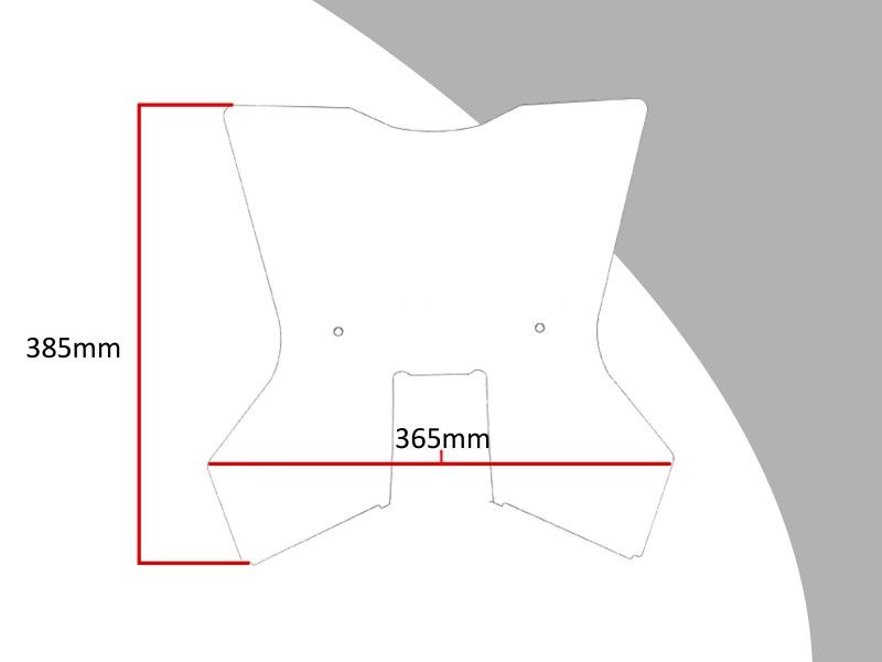 Standard Windscreen for KTM 390 Adventure (2020-2024)