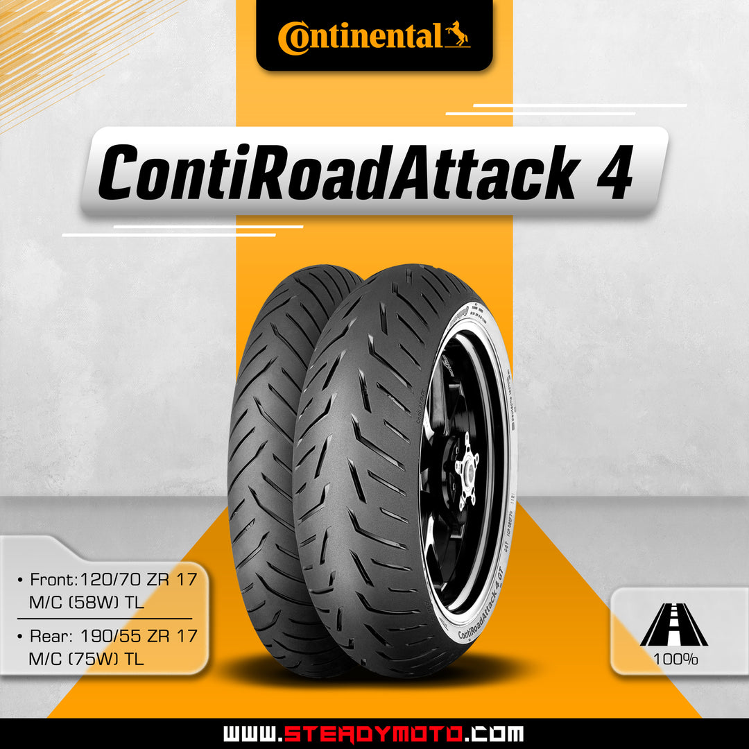 Continental ContiRoadAttack 4 Bundle - F17/R17