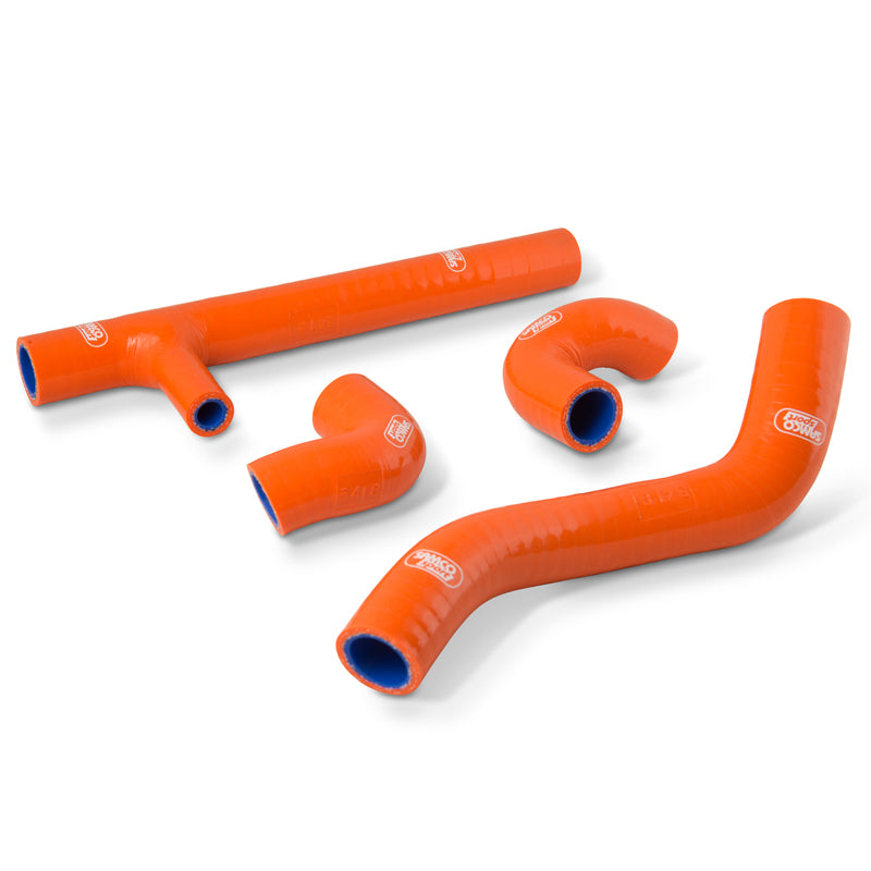 SAMCO Sport OEM Replacement Silicon Radiator Coolant Hose Kit (4-pc) for KTM 250 / 300 EXC-F & Husqvarna FE 250 / 350