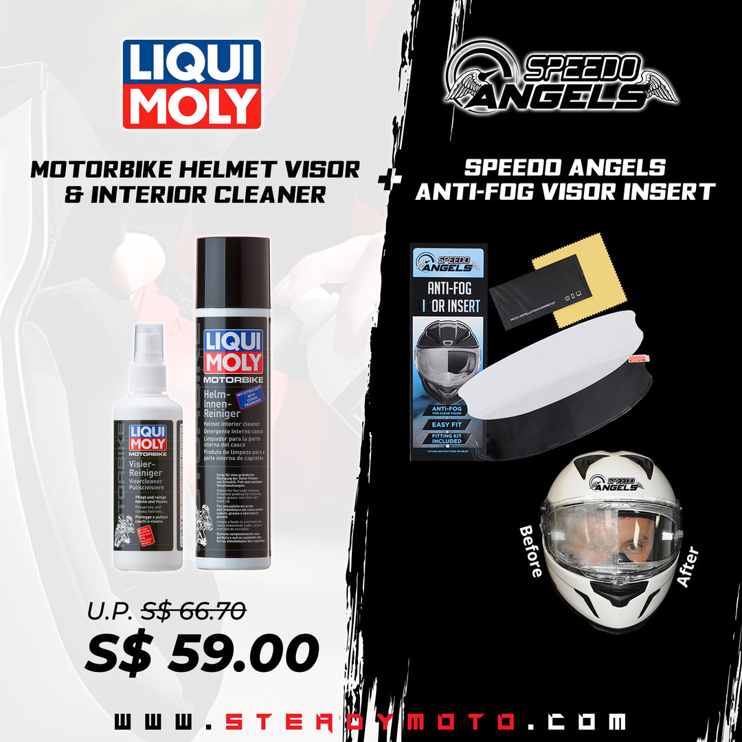 LIQUI MOLY x SPEEDO ANGELS Helmet Care Set