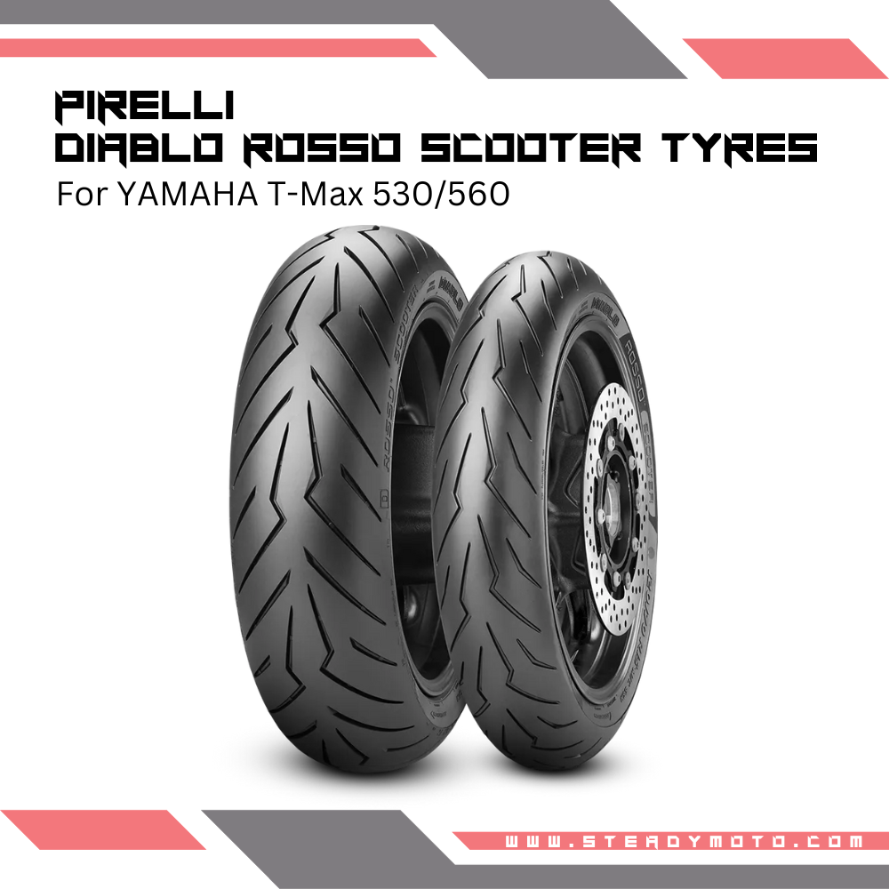 PIRELLI DIABLO ROSSO Scooter Tyre Bundle - F15R15