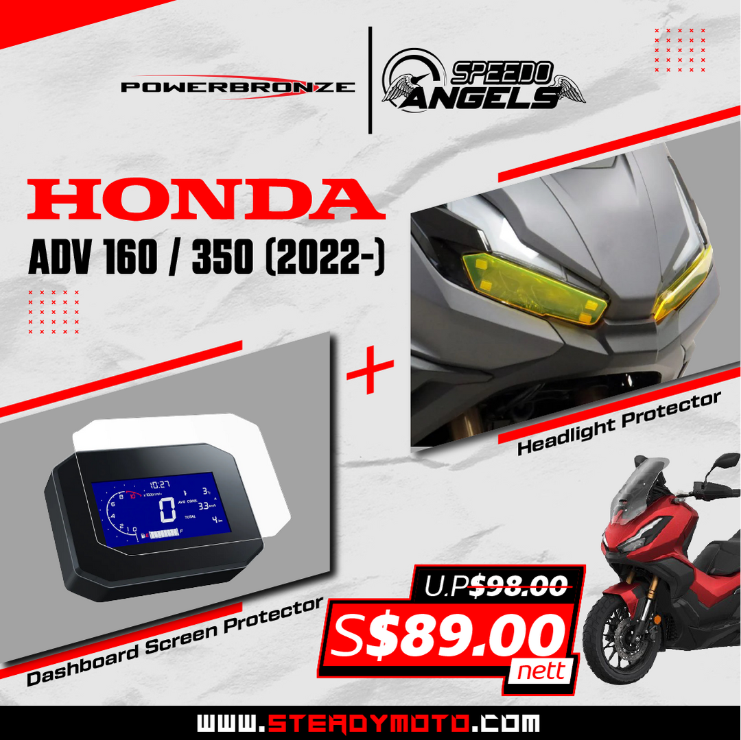 Headlight Protector & Dashboard Screen Protector for HONDA ADV 160/350 (2022-2024)