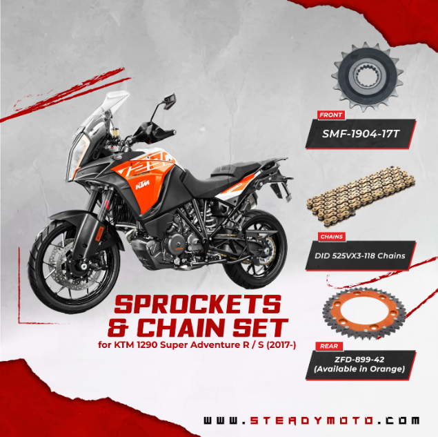 ZF Sprockets & DID Chain Set for KTM 1290 Super Adv R/S (2017-)