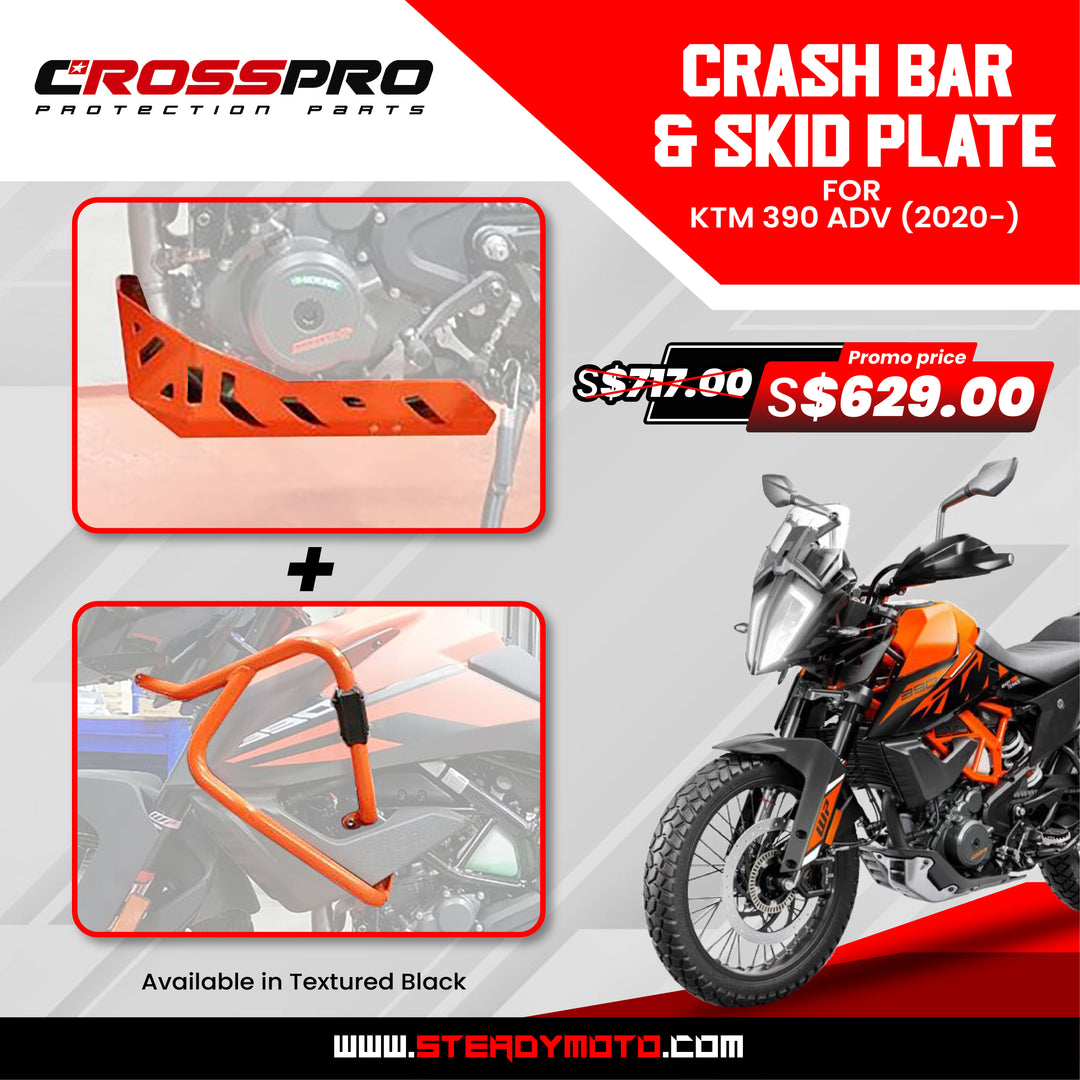 CROSSPRO Crash Bar & Skid Plate for KTM 390 Adv (2020-)