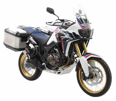 SideCarrier Cutout incl. XPLORER Silver Sideboxes for HONDA CRF 1000 L Africa Twin (2016-2017)