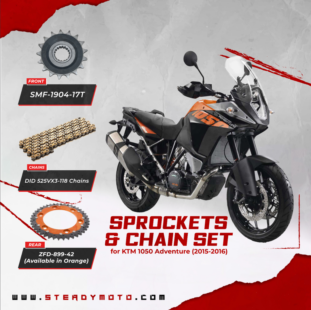 ZF Sprockets & DID Chain Set For KTM 1050 ADV (2015-2016)
