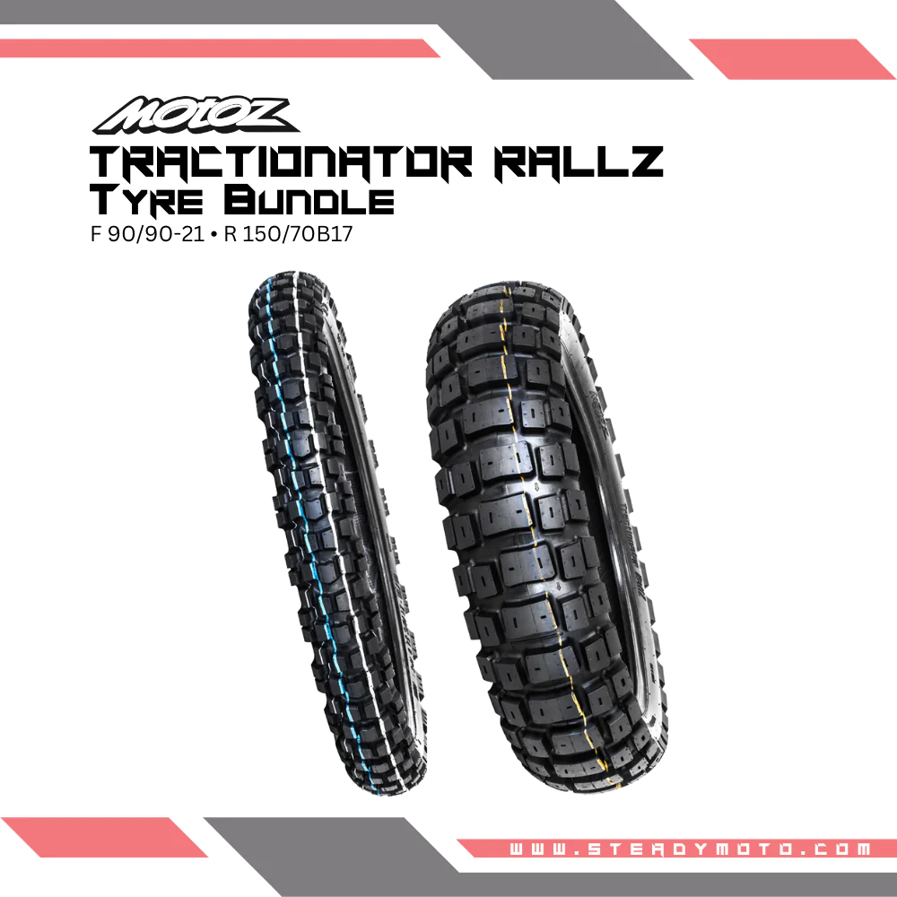 MOTOZ TRACTIONATOR RALLZ Tyre Bundle for F21/R17