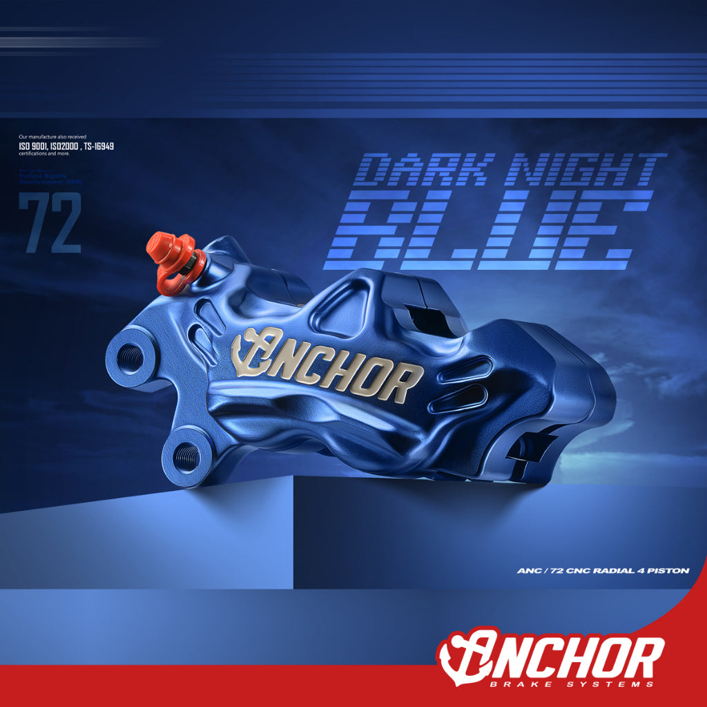 ANC-72 CNC Radial 4 Piston Caliper