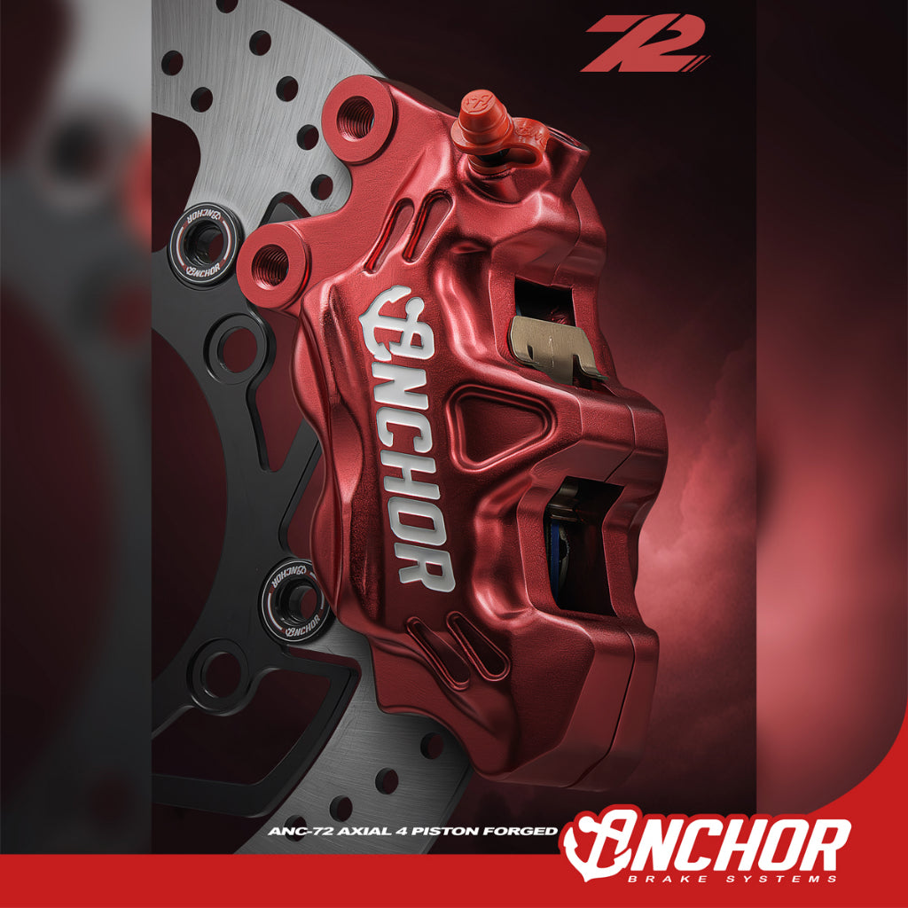 ANC-72 CNC Radial 4 Piston Caliper
