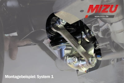 MIZU Lowering Kit (25mm) for HONDA CB 400 X, CB 750 Hornet, CBR 400 R & NX 400