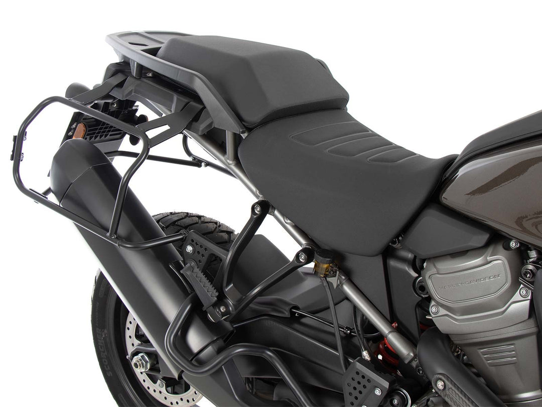 SideCarrier Cutout incl. XPLORER Silver Sideboxes for HARLEY-DAVIDSON 1250 Pan America (2021-)