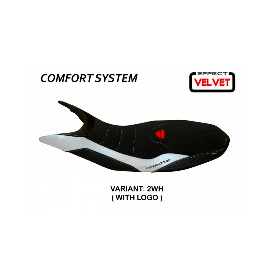 Varna 1 Velvet Comfort System Seat Cover for DUCATI Hypermotard 821 / 939 (2013-2018)