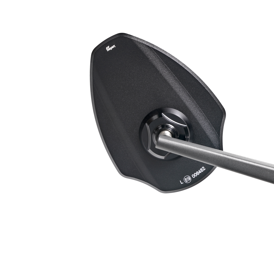 MAGAZI Slim Aluminium Shield Mirror – Long Arm