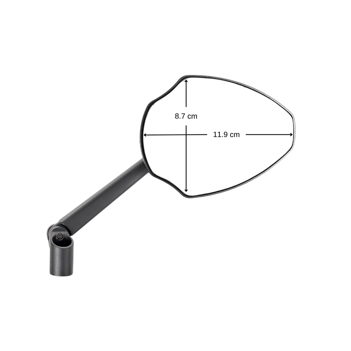 MAGAZI Slim Aluminium Shield Mirror – Long Arm