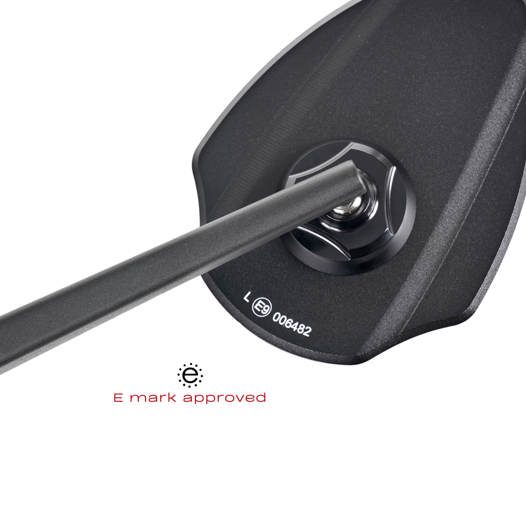 MAGAZI Slim Aluminium Shield Mirror – Long Arm
