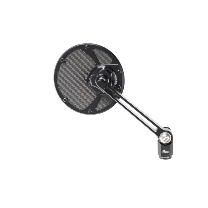 MAGAZI Slim Carbon Round Mirror