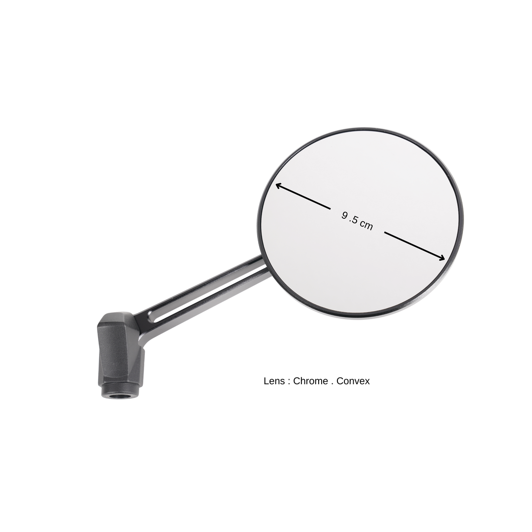 MAGAZI Slim Carbon Round Mirror