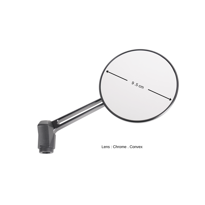 MAGAZI Slim Carbon Round Mirror