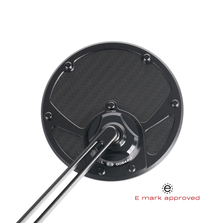 MAGAZI Slim Carbon Round Mirror
