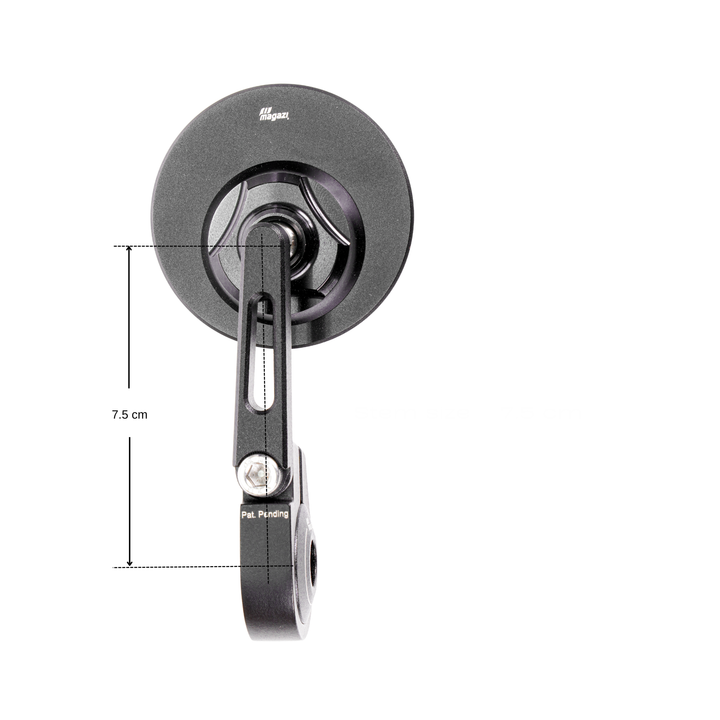 MAGAZI Compact Round Bar End Mirror
