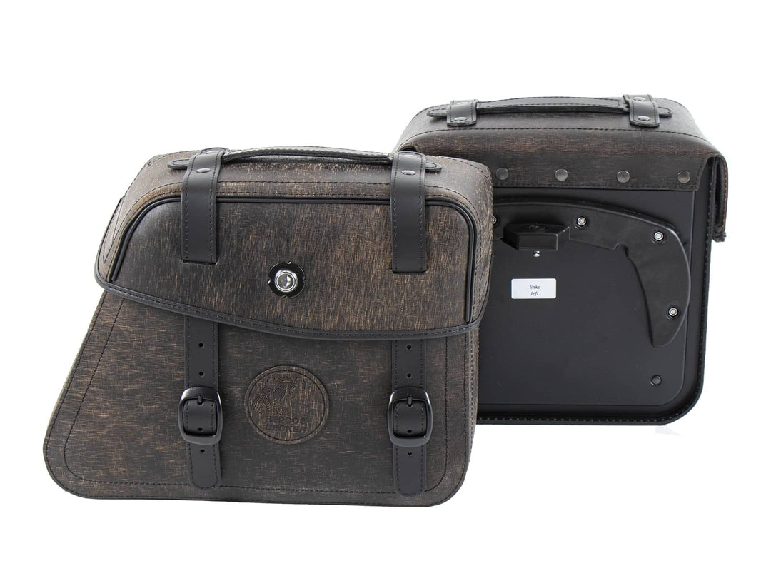 Rugged Leather Bag Set BROWN for C-Bow Holder