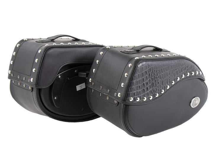 Ivory Leather Bag Set BLACK for C-Bow Holder