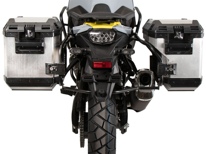 SideCarrier Cutout Incl. Xplorer Sideboxes for SUZUKI V-Strom 800 DE (2023-)