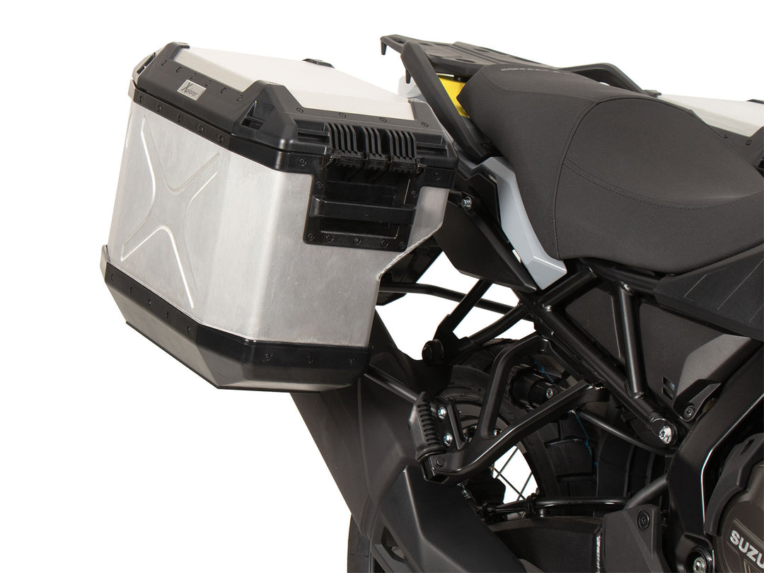 SideCarrier Cutout Incl. Xplorer Sideboxes for SUZUKI V-Strom 800 DE (2023-)