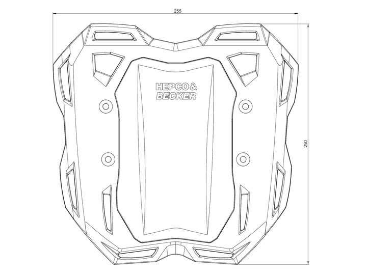 Smartrack Rear Carrier for CF MOTO 800 MT-X/Comfort & 1000 MT-X