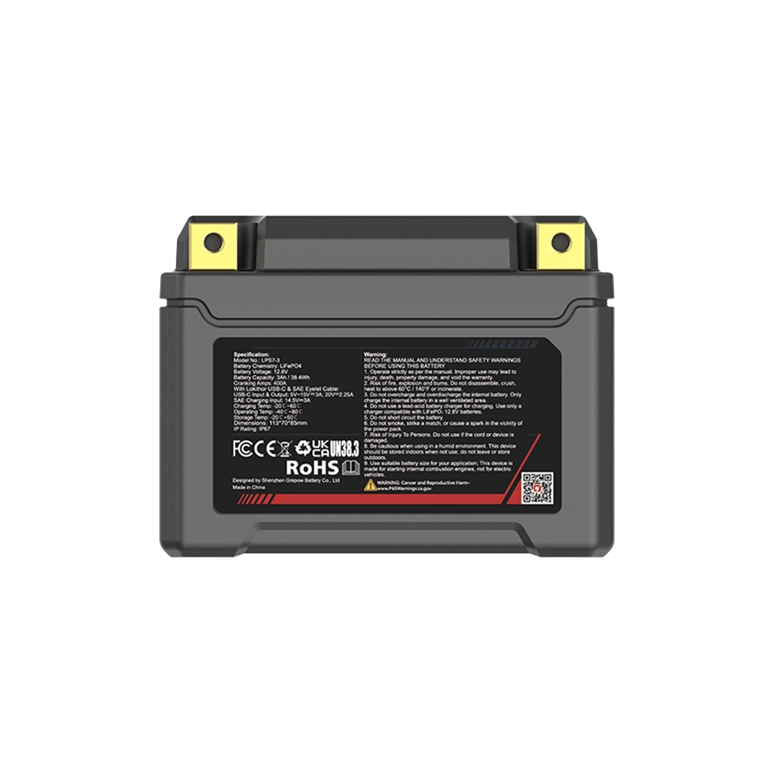 400A LPS7-3 LiFePO4 Motorcycle Battery