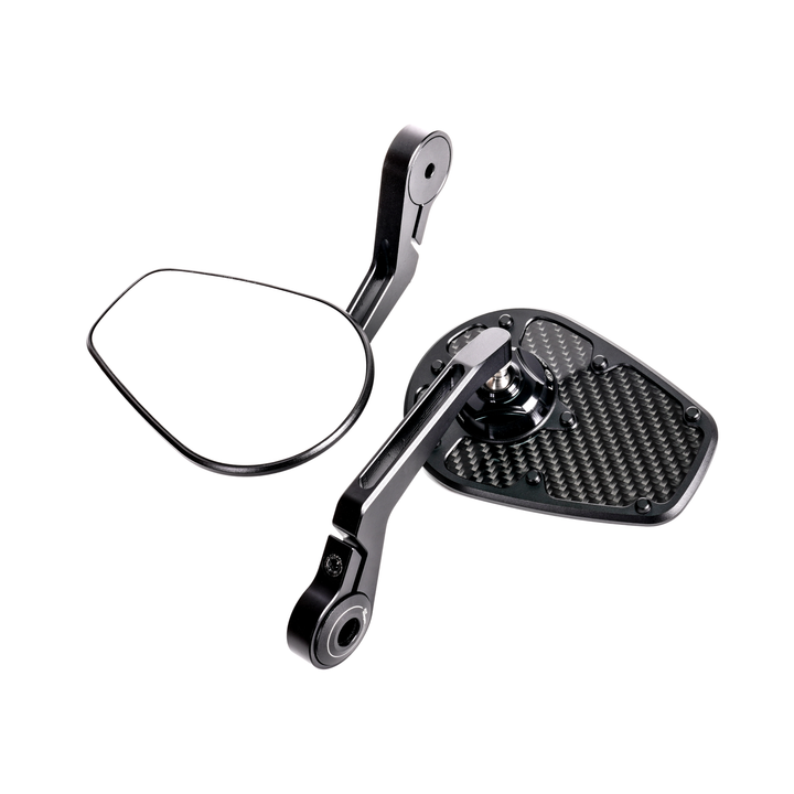 MAGAZI Carbon Teardrop Bar End Mirror