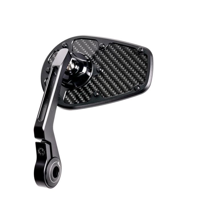 MAGAZI Carbon Teardrop Bar End Mirror