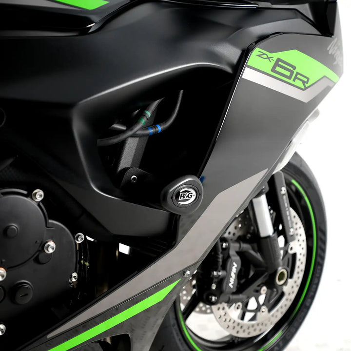 Aero Style (Non-Drill) Crash Protectors for KAWASAKI ZX6-R (2024-)