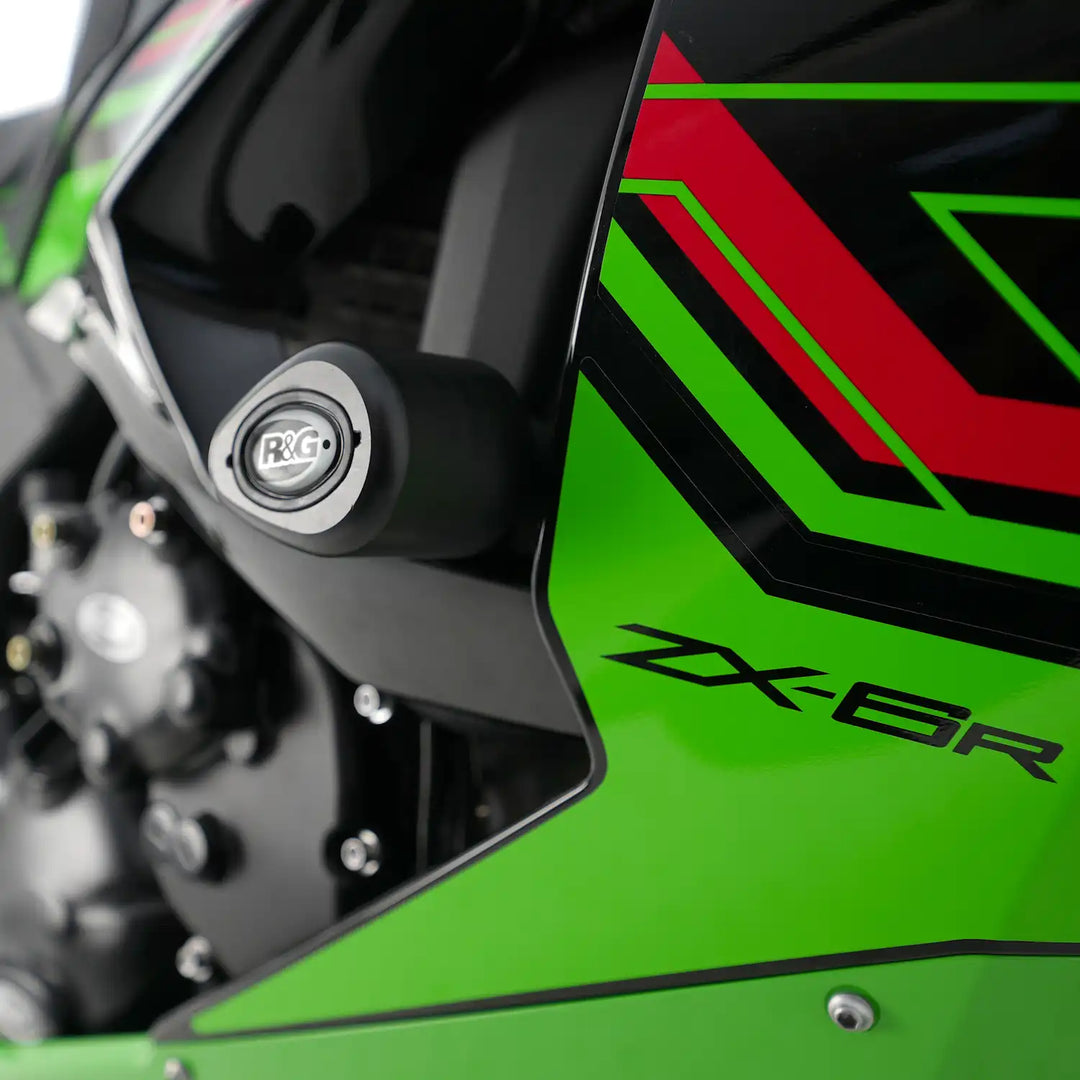 Aero Style (Non-Drill) Crash Protectors for KAWASAKI ZX6-R (2024-)