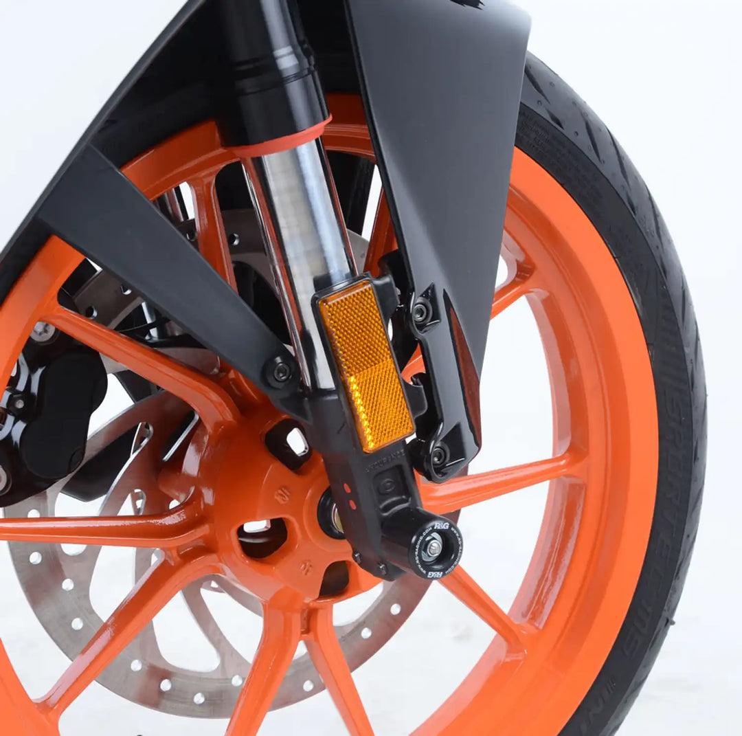 Fork Protectors for KTM 125/200/390 Duke (up to 2023) and HUSQVARNA Svartpilen 401 (2018-2023)