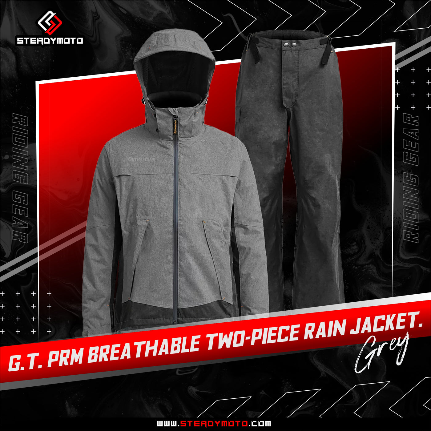 G.T. PRM Breatheable Two-Piece Rain Jacket