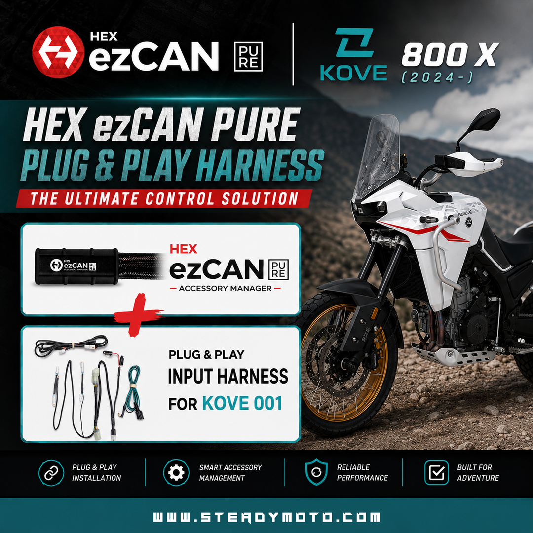 HEX ezCAN Pure with Plug & Play Harness for KOVE 800 X (2024-)