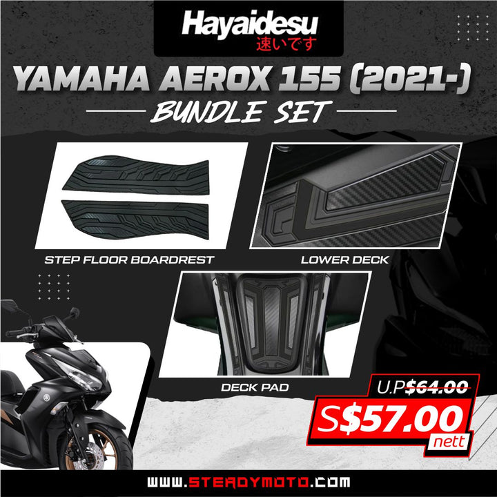 HAYAIDESU Bundle Set for YAMAHA Aerox 155 (2021-)