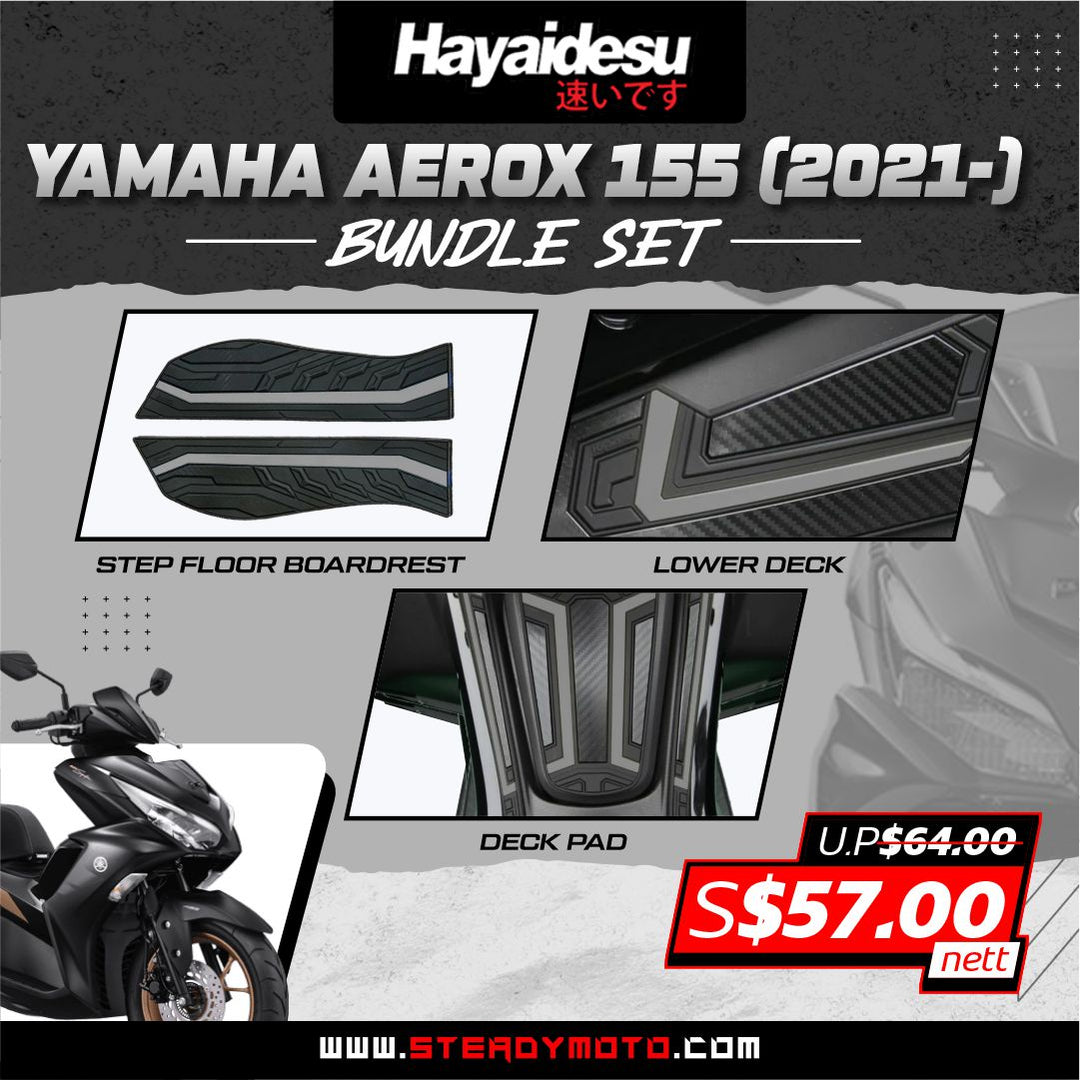 HAYAIDESU Bundle Set for YAMAHA Aerox 155 (2021-)