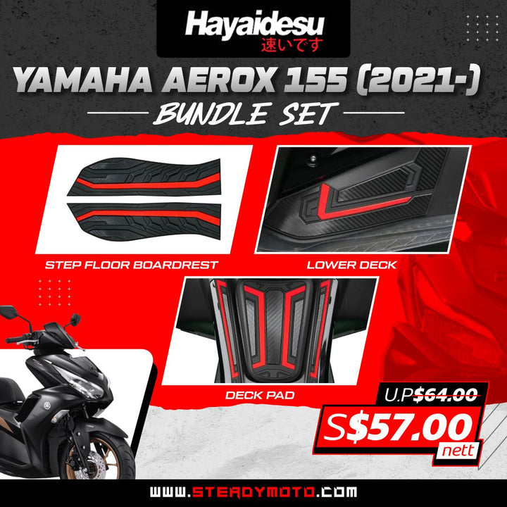 HAYAIDESU Bundle Set for YAMAHA Aerox 155 (2021-)