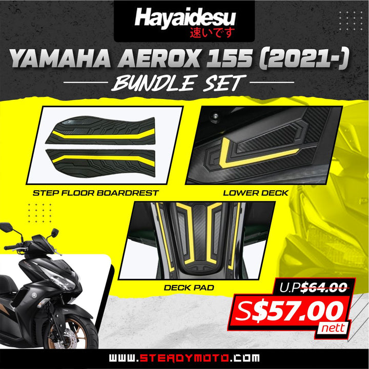 HAYAIDESU Bundle Set for YAMAHA Aerox 155 (2021-)