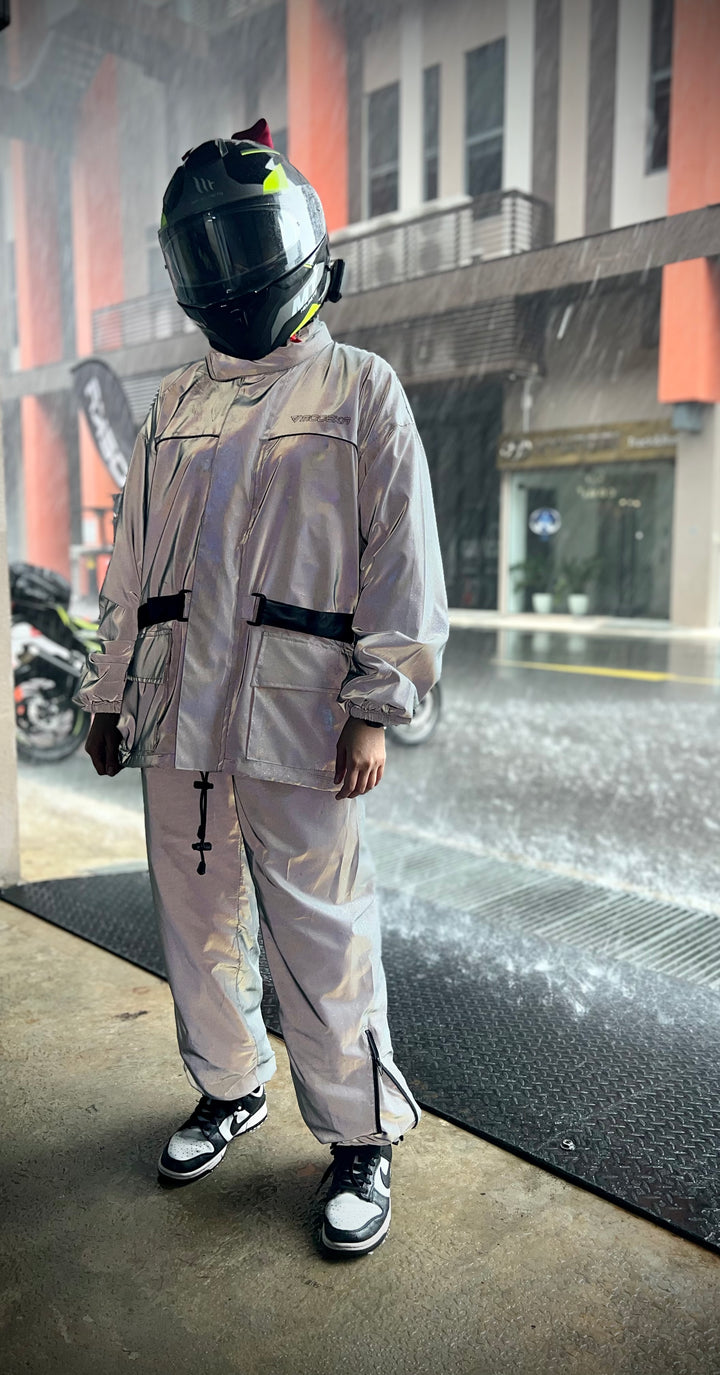 MODEKA Rainpant Rain Silver