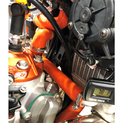 SAMCO Sport OEM Replacement Silicon Radiator Coolant Hose Kit (6-pc) for KTM 250 EXC / XC-W, 300 EXC / XC-W & Husqvarna TE 250 / 300 i