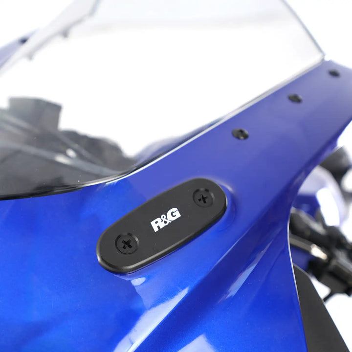 Mirror Blanking Plates for YAMAHA R15, R25 & R3