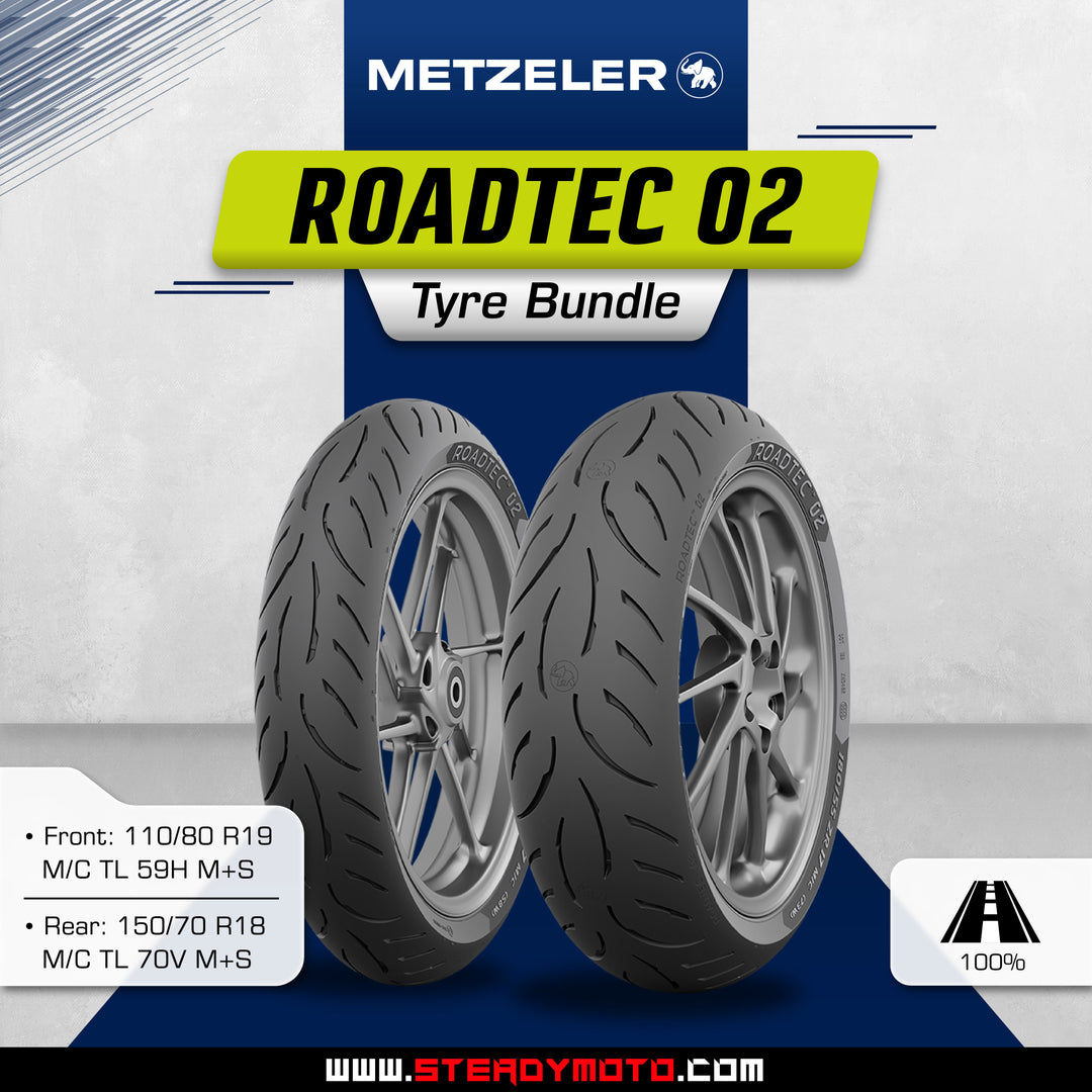 METZELER ROADTEC™ 02 Tyres Bundle - F19/R17