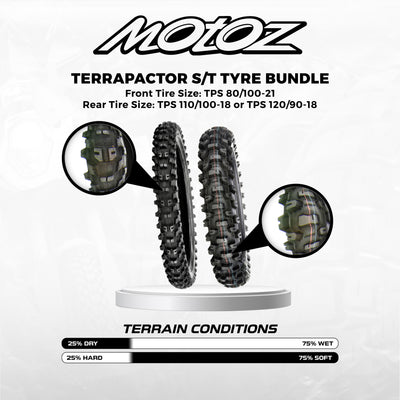 MOTOZ TERRAPACTOR S/T Tyre Bundle for Enduro Bikes