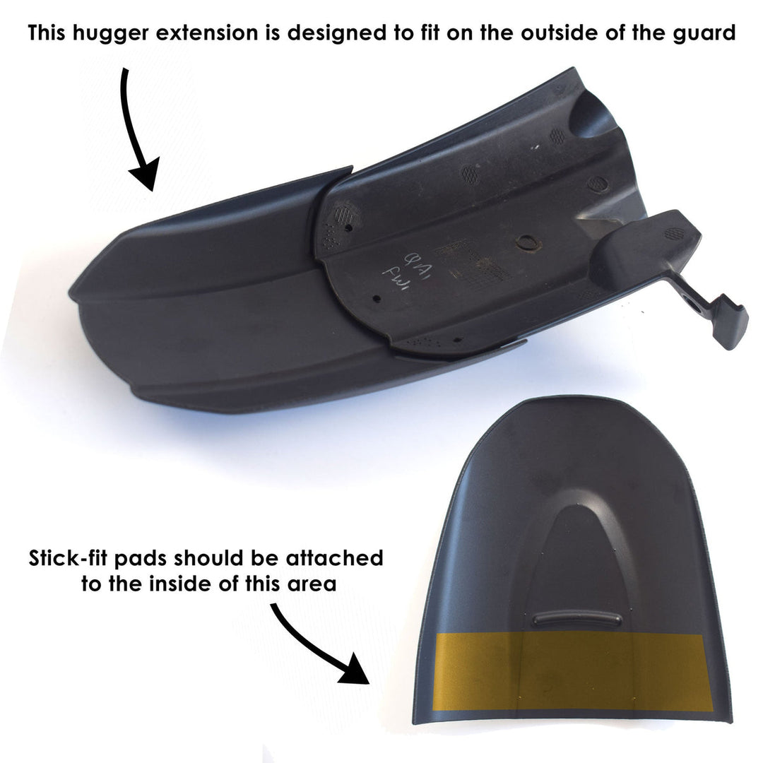 PYRAMID Hugger Extension for TRIUMPH Scrambler 400 X (2024-)