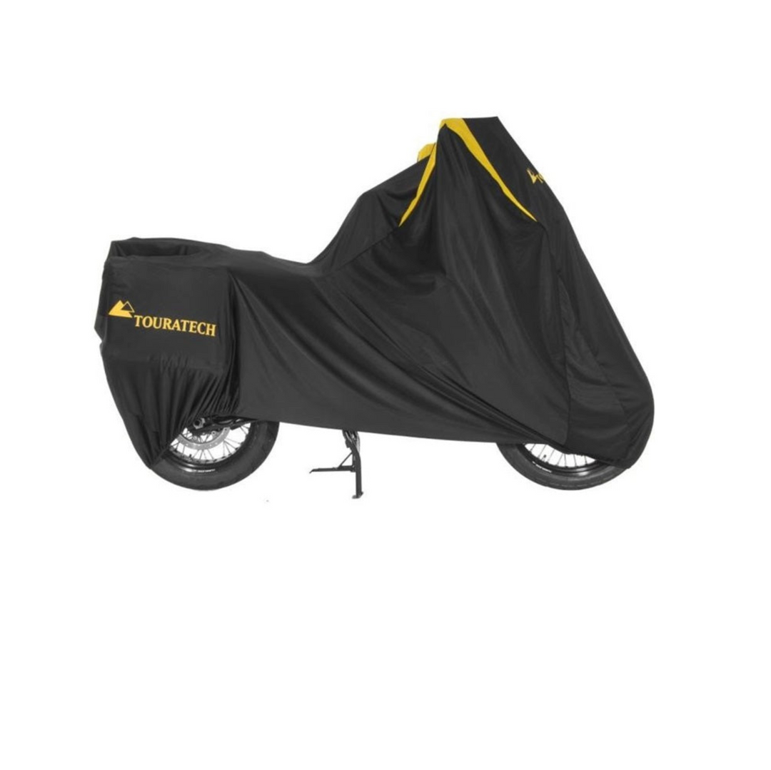 TOURATECH Indoor 'Super Soft' Tarpaulin Cover For Long-distance Enduros With Cases