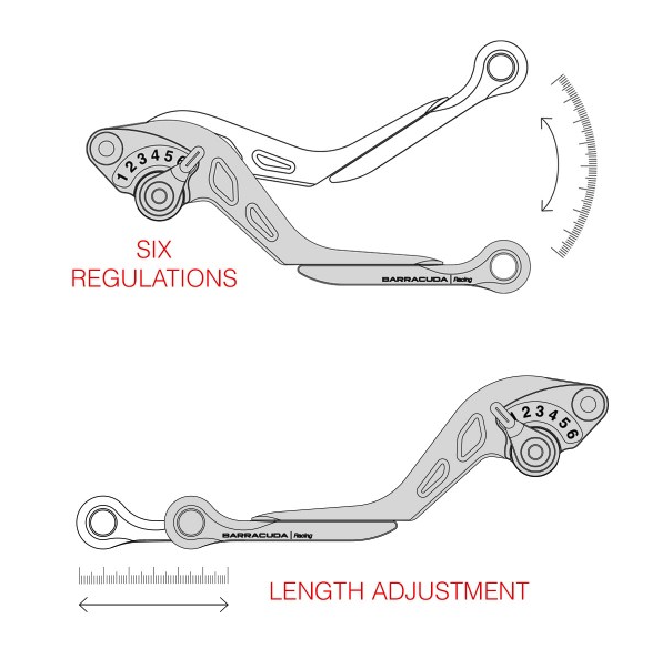 Brake-Clutch Lever Kit for YAMAHA T-Max Models