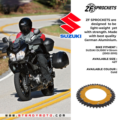ZF Rear Sprocket for Selected SUZUKI Bike Models